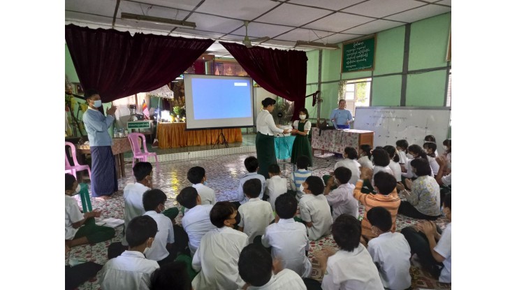  အဂတိလိုက်စားမှုတိုက်ဖျက်ရေးကော်မရှင်ရုံး ကျောင်းသားလူငယ် ဖြောင့်မတ်တည်ကြည်မှုမြှင့်တင်ရေး ပညာပေး(Edu-tainment) အစီအစဉ်များ ကျင်းပ