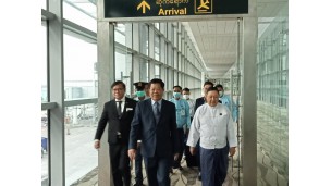 Myanmar delegation arrives from Cambodia after attending 18th  ASEAN-PAC Principals meeting