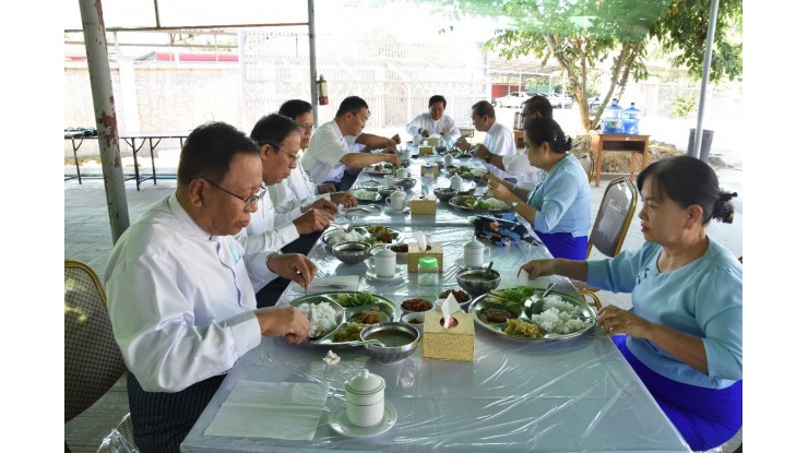 The Commissioner Hosts Birthday Lunch for Commission Staffs