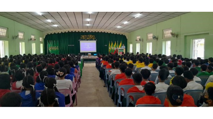  အဂတိလိုက်စားမှုတိုက်ဖျက်ရေးကော်မရှင်ရုံး ကျောင်းသားလူငယ် ဖြောင့်မတ်တည်ကြည်မှုမြှင့်တင်ရေး ပညာပေး(Edutainment) အစီအစဉ်များကျင်းပ