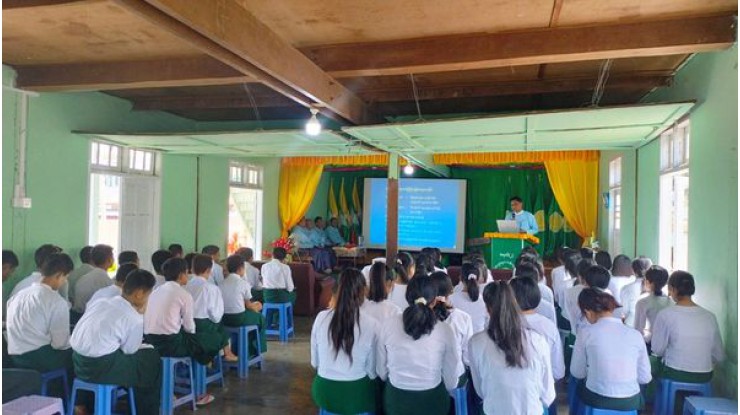  အဂတိလိုက်စားမှုတိုက်ဖျက်ရေးကော်မရှင်ရုံး ကျောင်းသားလူငယ် ဖြောင့်မတ်တည်ကြည်မှုမြှင့်တင်ရေးပညာပေး(Edutainment) အစီအစဉ်များကျင်းပ