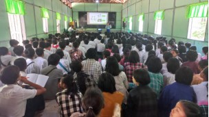  အဂတိလိုက်စားမှုတိုက်ဖျက်ရေးကော်မရှင်ရုံး ကျောင်းသားလူငယ် ဖြောင့်မတ်တည်ကြည်မှုမြှင့်တင်ရေး ပညာပေး (Edutainment) အစီအစဉ်များ ကျင်းပ