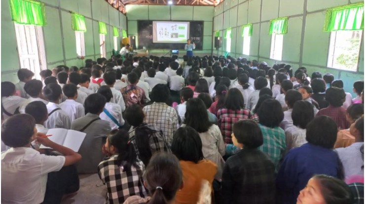  အဂတိလိုက်စားမှုတိုက်ဖျက်ရေးကော်မရှင်ရုံး ကျောင်းသားလူငယ် ဖြောင့်မတ်တည်ကြည်မှုမြှင့်တင်ရေး ပညာပေး (Edutainment) အစီအစဉ်များ ကျင်းပ