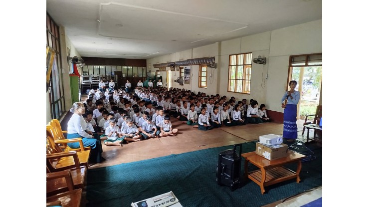အဂတိလိုက်စားမှုတိုက်ဖျက်ရေးကော်မရှင်ရုံး ကျောင်းသားလူငယ် ဖြောင့်မတ်တည်ကြည်မှုမြှင့်တင်ရေး ပညာပေး (Edutainment) အစီအစဉ်များ ကျင်းပ