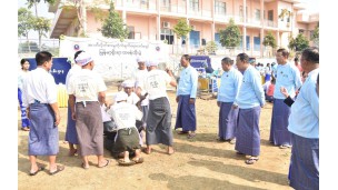 အဂတိလိုက်စားမှုတိုက်ဖျက်ရေးကော်မရှင်  မြန်မာ့ရိုးရာထမနဲထိုးပွဲ စည်ကားသိုက်မြိုက်စွာကျင်းပ