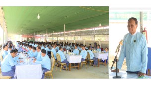 အဂတိလိုက်စားမှုတိုက်ဖျက်ရေးကော်မရှင်ဥက္ကဋ္ဌ ဦးစစ်အေးနှင့် ဝန်ထမ်းများတွေ့ဆုံပွဲကျင်းပ