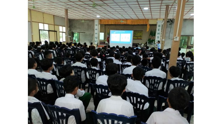  အဂတိလိုက်စားမှုတိုက်ဖျက်ရေးကော်မရှင်ရုံး ကျောင်းသားလူငယ် ဖြောင့်မတ်တည်ကြည်မှုမြှင့်တင်ရေး ပညာပေး (Edutainment) အစီအစဉ်များ ကျင်းပ