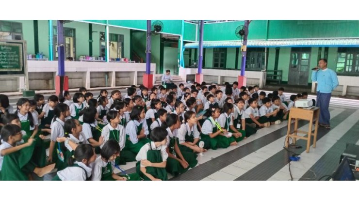   အဂတိလိုက်စားမှုတိုက်ဖျက်ရေးကော်မရှင်ရုံး ကျောင်းသားလူငယ် ဖြောင့်မတ်တည်ကြည်မှုမြှင့်တင်ရေး ပညာပေး (Edutainment) အစီအစဉ်များ ကျင်းပ