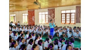 အဂတိလိုက်စားမှုတိုက်ဖျက်ရေးကော်မရှင်ရုံး ကျောင်းသားလူငယ် ဖြောင့်မတ်တည်ကြည်မှုမြှင့်တင်ရေး ပညာပေး (Edutainment) အစီအစဉ်များ ကျင်းပ