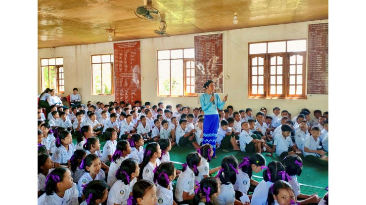 အဂတိလိုက်စားမှုတိုက်ဖျက်ရေးကော်မရှင်ရုံး ကျောင်းသားလူငယ် ဖြောင့်မတ်တည်ကြည်မှုမြှင့်တင်ရေး ပညာပေး (Edutainment) အစီအစဉ်များ ကျင်းပ