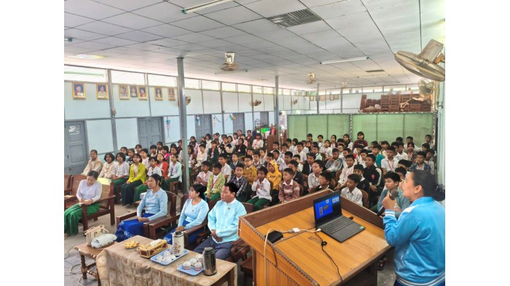 အဂတိလိုက်စားမှုတိုက်ဖျက်ရေးကော်မရှင်ရုံး ကျောင်းသားလူငယ် ဖြောင့်မတ်တည်ကြည်မှုမြှင့်တင်ရေး ပညာပေး (Edutainment) အစီအစဉ်များ ကျင်းပ