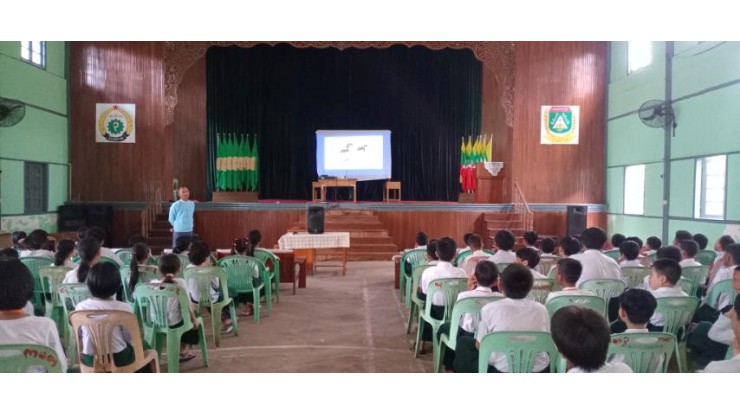 အဂတိလိုက်စားမှုတိုက်ဖျက်ရေးကော်မရှင်ရုံး ကျောင်းသားလူငယ် ဖြောင့်မတ်တည်ကြည်မှုမြှင့်တင်ရေး ပညာပေး (Edutainment) အစီအစဉ်များ ကျင်းပ