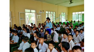 အဂတိလိုက်စားမှုတိုက်ဖျက်ရေးကော်မရှင်ရုံးကျောင်းသားလူငယ် ဖြောင့်မတ်တည်ကြည်မှုမြှင့်တင်ရေး ပညာပေး (Edutainment) အစီအစဉ်များ ကျင်းပ