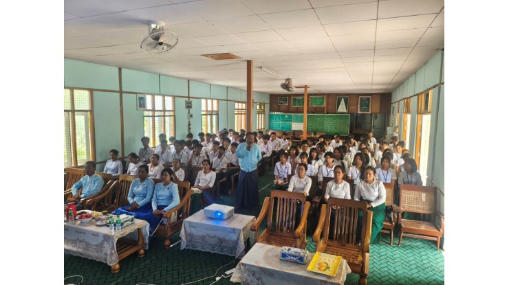 အဂတိလိုက်စားမှုတိုက်ဖျက်ရေးကော်မရှင်ရုံး ကျောင်းသားလူငယ် ဖြောင့်မတ်တည်ကြည်မှုမြှင့်တင်ရေး ပညာပေး (Edutainment) အစီအစဉ်များ ကျင်းပ