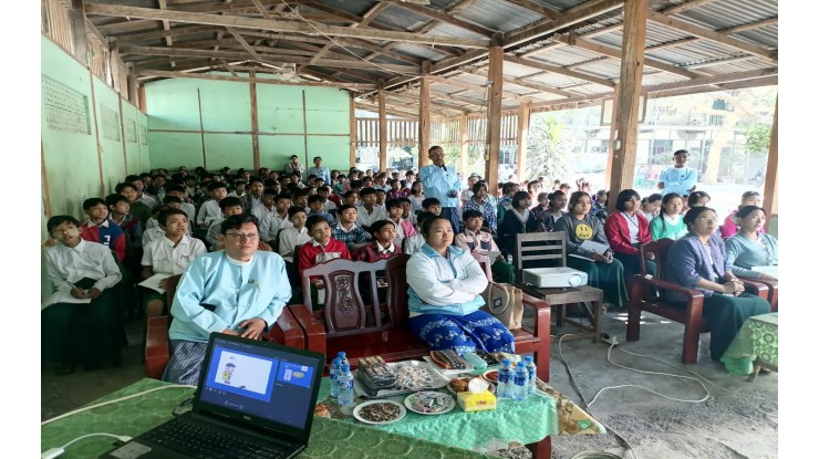 အဂတိလိုက်စားမှုတိုက်ဖျက်ရေးကော်မရှင်ရုံး ကျောင်းသားလူငယ် ဖြောင့်မတ်တည်ကြည်မှုမြှင့်တင်ရေး ပညာပေး (Edutainment) အစီအစဉ်များ ကျင်းပ