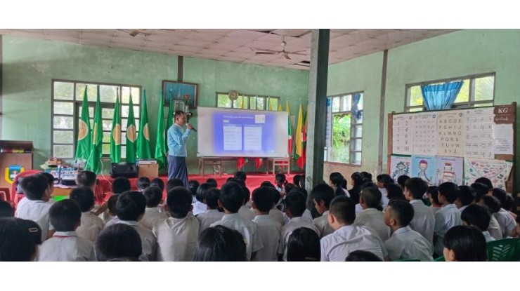 အဂတိလိုက်စားမှုတိုက်ဖျက်ရေးကော်မရှင်ရုံး ကျောင်းသားလူငယ် ဖြောင့်မတ်တည်ကြည်မှုမြှင့်တင်ရေး ပညာပေး (Edutainment) အစီအစဉ်များ ကျင်းပ
