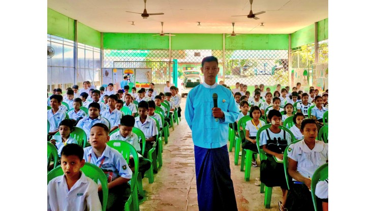 အဂတိလိုက်စားမှုတိုက်ဖျက်ရေးကော်မရှင်ရုံး ကျောင်းသားလူငယ် ဖြောင့်မတ်တည်ကြည်မှုမြှင့်တင်ရေး ပညာပေး (Edutainment) အစီအစဉ်များ ကျင်းပ