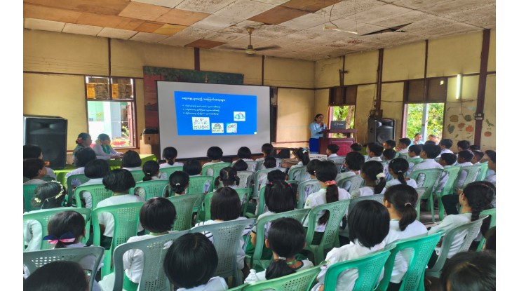 အဂတိလိုက်စားမှုတိုက်ဖျက်ရေးကော်မရှင်ရုံး ကျောင်းသားလူငယ် ဖြောင့်မတ်တည်ကြည်မှုမြှင့်တင်ရေး ပညာပေး (Edutainment) အစီအစဉ်များ ကျင်းပ