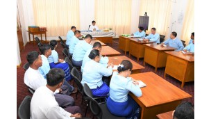 အဂတိလိုက်စားမှုတိုက်ဖျက်ရေးကော်မရှင်ဥက္ကဋ္ဌ ဦးလွင်ဦး ကော်မရှင်ရုံးခွဲ(မန္တလေး)သို့ သွားရောက်၍ ဝန်ထမ်းများအားတွေ့ဆုံအမှာစကားပြောကြားခြင်းနှင့် လုပ်ငန်းဆောင်ရွက်မှု အခြေအနေများအား ကြည့်ရှုစစ်ဆေးခြင်း