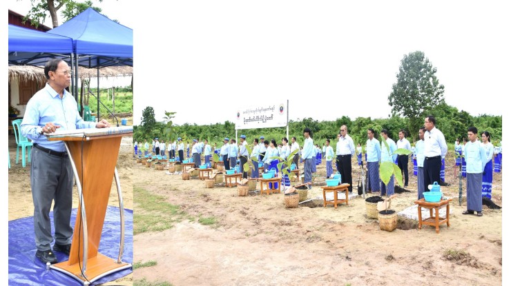 အဂတိလိုက်စားမှုတိုက်ဖျက်ရေးကော်မရှင် ၂၀၂၅ ခုနှစ် မိုးရာသီသစ်ပင်စိုက်ပွဲတော်ကျင်းပ