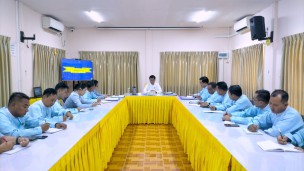  အဂတိလိုက်စားမှုတိုက်ဖျက်ရေးကော်မရှင်ဥက္ကဋ္ဌ ဉီးလွင်ဦးသည် ကော်မရှင်ရုံးခွဲ(ရန်ကုန်)ရှိ ဝန်ထမ်းများအား တွေ့ဆုံခြင်း