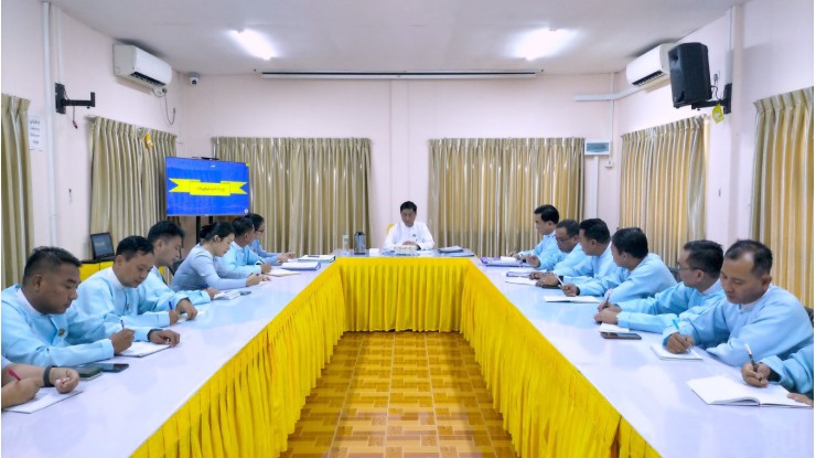  အဂတိလိုက်စားမှုတိုက်ဖျက်ရေးကော်မရှင်ဥက္ကဋ္ဌ ဉီးလွင်ဦးသည် ကော်မရှင်ရုံးခွဲ(ရန်ကုန်)ရှိ ဝန်ထမ်းများအား တွေ့ဆုံခြင်း