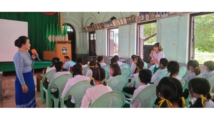 အဂတိလိုက်စားမှုတိုက်ဖျက်ရေးကော်မရှင်ရုံး ကျောင်းသားလူငယ် ဖြောင့်မတ်တည်ကြည်မှု မြှင့်တင်ရေး ပညာပေး (Edutainment) အစီအစဉ်များ ကျင်းပ