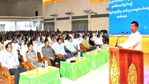 မွန်ပြည်နယ်အစိုးရအဖွဲ့နှင့် အဂတိလိုက်စားမှုတိုက်ဖျက်ရေးကော်မရှင်တို့ပူးပေါင်း၍ အဂတိလိုက်စားမှုတိုက်ဖျက်ရေးဆိုင်ရာ အသိပညာပေး ရှင်းလင်းဆွေးနွေးခြင်းဆောင်ရွက်