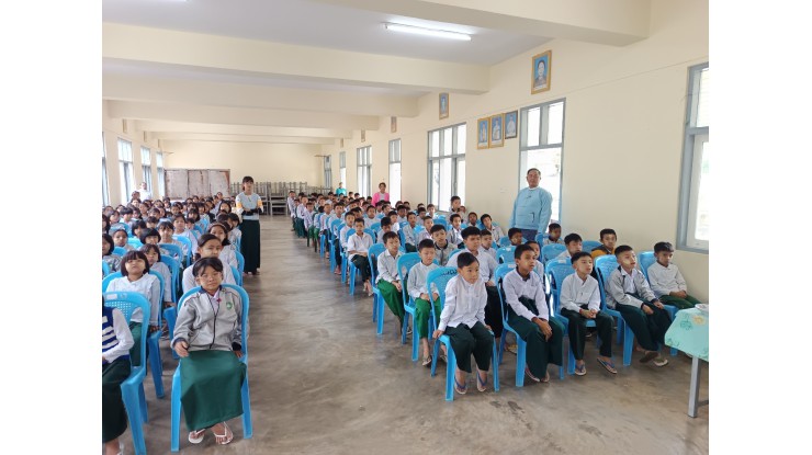 အဂတိလိုက်စားမှုတိုက်ဖျက်ရေးကော်မရှင်ရုံး ကျောင်းသားလူငယ် ဖြောင့်မတ်တည်ကြည်မှုမြှင့်တင်ရေး ပညာပေး (Edutainment) အစီအစဉ်များ ကျင်းပ