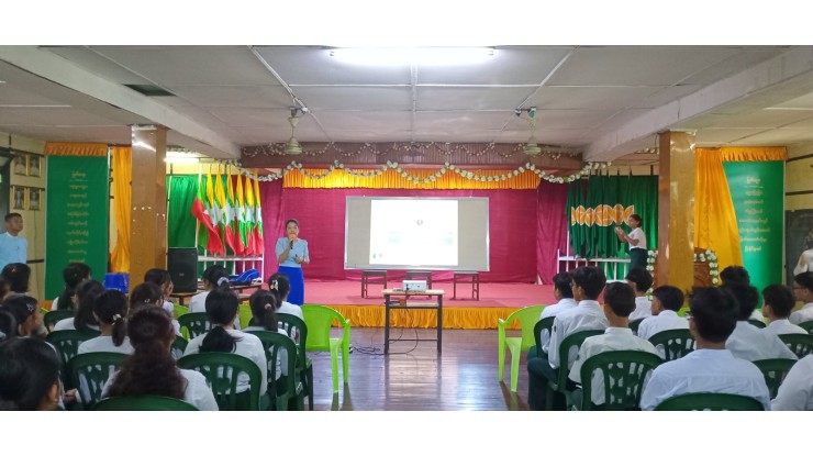 အဂတိလိုက်စားမှုတိုက်ဖျက်ရေးကော်မရှင်ရုံး ကျောင်းသားလူငယ် ဖြောင့်မတ်တည်ကြည်မှုမြှင့်တင်ရေး ပညာပေး (Edutainment) အစီအစဉ်များ ကျင်းပ