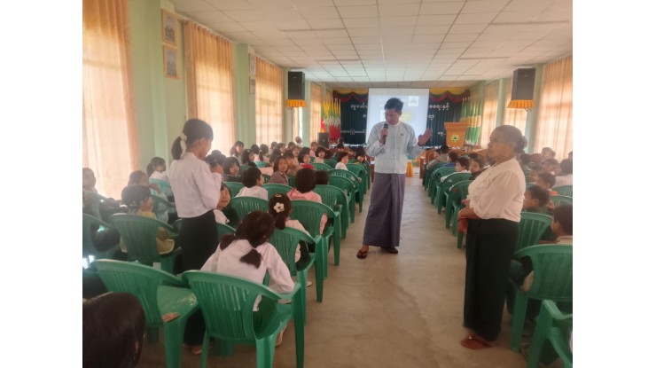 အဂတိလိုက်စားမှုတိုက်ဖျက်ရေးကော်မရှင်ရုံး ကျောင်းသားလူငယ် ဖြောင့်မတ်တည်ကြည်မှုမြှင့်တင်ရေး ပညာပေး (Edutainment) အစီအစဉ်များ ကျင်းပ