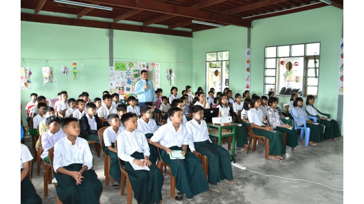  အဂတိလိုက်စားမှုတိုက်ဖျက်ရေးကော်မရှင်ရုံး ကျောင်းသားလူငယ် ဖြောင့်မတ်တည်ကြည်မှုမြှင့်တင်ရေး ပညာပေး (Edutainment) အစီအစဉ်များ ကျင်းပ