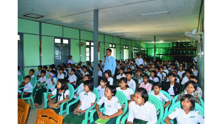 အဂတိလိုက်စားမှုတိုက်ဖျက်ရေးကော်မရှင်ရုံး ကျောင်းသားလူငယ် ဖြောင့်မတ်တည်ကြည်မှုမြှင့်တင်ရေး ပညာပေး (Edutainment) အစီအစဉ်များ ကျင်းပ
