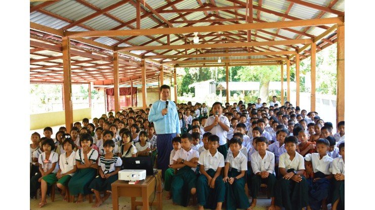 အဂတိလိုက်စားမှုတိုက်ဖျက်ရေးကော်မရှင်ရုံး  ကျောင်းသားလူငယ် ဖြောင့်မတ်တည်ကြည်မှုမြှင့်တင်ရေး ပညာပေး (Edutainment) အစီအစဉ်များ ကျင်းပ