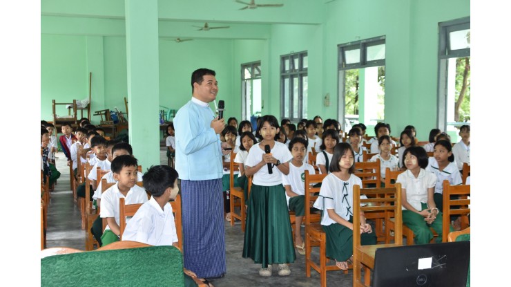  အဂတိလိုက်စားမှုတိုက်ဖျက်ရေးကော်မရှင်ရုံး ကျောင်းသားလူငယ် ဖြောင့်မတ်တည်ကြည်မှုမြှင့်တင်ရေး ပညာပေး (Edutainment) အစီအစဉ်များ ကျင်းပ