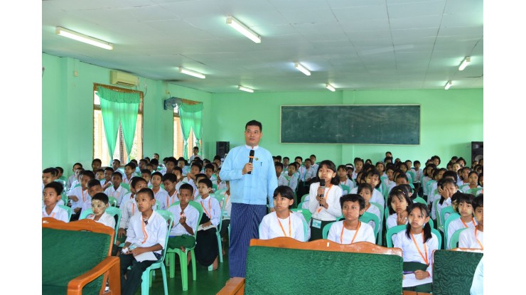 အဂတိလိုက်စားမှုတိုက်ဖျက်ရေးကော်မရှင်ရုံး ကျောင်းသားလူငယ် ဖြောင့်မတ်တည်ကြည်မှုမြှင့်တင်ရေး ပညာပေး (Edutainment) အစီအစဉ်များ ကျင်းပ