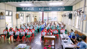 အဂတိလိုက်စားမှုတိုက်ဖျက်ရေးကော်မရှင်ရုံး ကျောင်းသားလူငယ် ဖြောင့်မတ်တည်ကြည်မှုမြှင့်တင်ရေး ပညာပေး (Edutainment) အစီအစဉ်များ ကျင်းပ