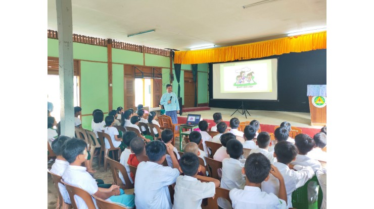 အဂတိလိုက်စားမှုတိုက်ဖျက်ရေးကော်မရှင်ရုံး ကျောင်းသားလူငယ် ဖြောင့်မတ်တည်ကြည်မှုမြှင့်တင်ရေး ပညာပေး (Edutainment) အစီအစဉ်များ ကျင်းပ