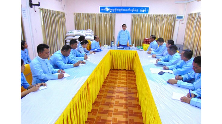အဂတိလိုက်စားမှုတိုက်ဖျက်ရေးကော်မရှင်ဥက္ကဋ္ဌ ဦးစိုးသိန်း ကော်မရှင်ရုံးခွဲ(ရန်ကုန်) ရှိ ဝန်ထမ်းများနှင့်တွေ့ဆုံ