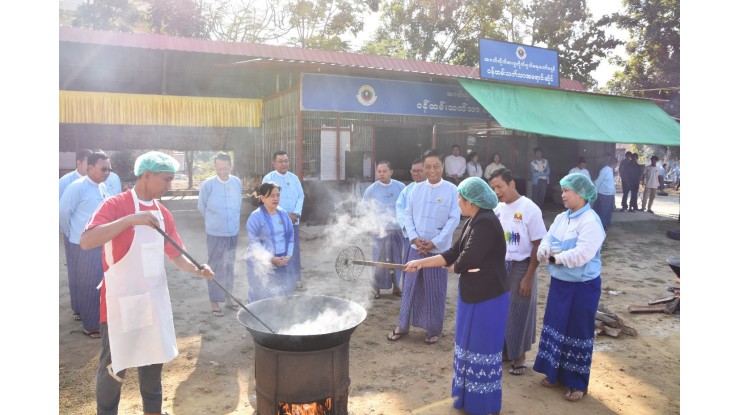 အဂတိလိုက်စားမှုတိုက်ဖျက်ရေးကော်မရှင် မြန်မာ့ဓလေ့ရိုးရာထမနဲထိုးပွဲ စည်ကားသိုက်မြိုက်စွာ ကျင်းပ