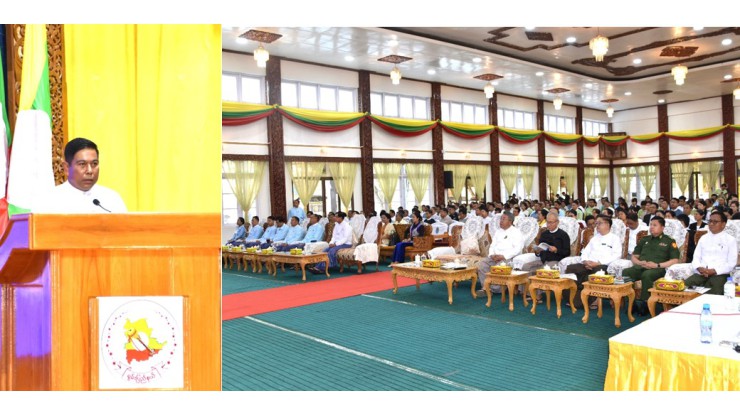 ရှမ်းပြည်နယ်ဝန်ကြီးချုပ် ဦးစိုင်းထိန်စိုး၊ အဂတိလိုက်စားမှုတိုက်ဖျက်ရေးဆိုင်ရာ အသိပညာပေးရှင်းလင်းဆွေးနွေးခြင်း အခမ်းအနားတက်ရောက်
