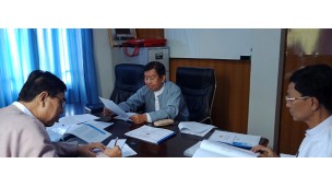 ကော်မရှင် ဥပ​ဒေပါ ပြဋ္ဌာန်းချက်များနှင့် စပ်လျဉ်း၍ ညှိနှိုင်းဆွေးနွေးခြင်း