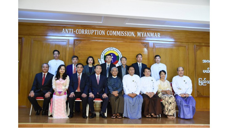 အဂတိလိုက်စားမှုတိုက်ဖျက်ရေးကော်မရှင် ဥက္ကဋ္ဌ ဦးဆောင်၍ ဗီယက်နမ်နိုင်ငံ၊ အစိုးရစစ်ဆေးရေး ဌာန(Government Inspectorate of Vietnam -GIV)မှ ဒုတိယအကြီးအကဲ H.E. Mr.Dang Cong Huan ဦးဆောင်သော ကိုယ်စားလှယ်အဖွဲ့အား လက်ခံတွေ့ဆုံ